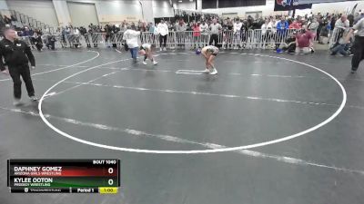 81 lbs Round 3 - Daphney Gomez, Arizona Girls Wrestling vs Kylee Ooton, Prodigy Wrestling