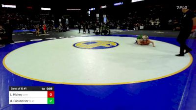 116 lbs Consi Of 16 #1 - Leah Hickey, Central vs Breanna Packheiser, Placer