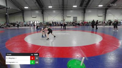 70 lbs Final - Camden Maples, Dendy Trained Wrestling vs Sam Ingram, Roundtree Blue