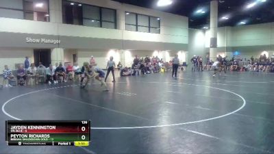 126 lbs Round 2 (6 Team) - Peyton Richards, Indiana Smackdown Gold vs Jayden Kennington, STL Blue