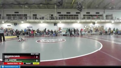 59 lbs Cons. Round 5 - Brandon Davis, Indiana vs Coy Hunter, Midwest Xtreme Wrestling