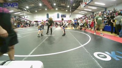 64 lbs Rr Rnd 2 - Gavin Keck, R.A.W. vs Dawson Richards, Berryhill Wrestling Club