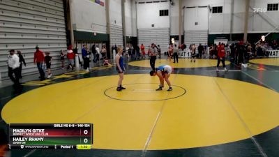 146-154 lbs Round 1 - Hailey Rhamy, Overton vs Madilyn Gitke, Bennett Wrestling Club