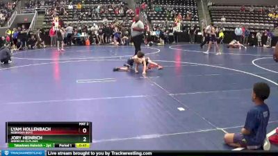 50 lbs Quarterfinal - Lyam Hollenbach, Nebraska Boyz vs Jory Heinrich, American Outlaws