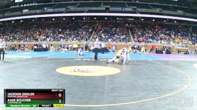 D3-126 lbs Cons. Round 1 - Kade Boucher, Lakewood HS vs Jackson Ziegler, Ogemaw Heights HS