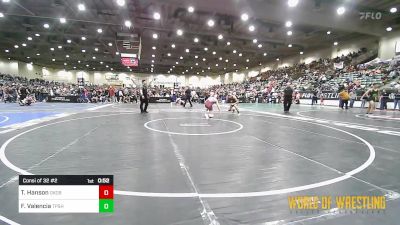 125 lbs Consi Of 32 #2 - Tyce Hanson, Okoboji vs Francisco Valencia, Toppenish