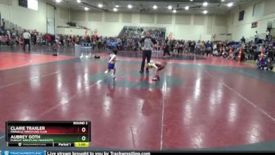 45 lbs Round 2 - Claire Traxler, Pinnacle Wrestling Club vs Aubrey Goth, Pursuit Wrestling Minnesota