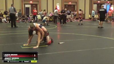 130 lbs Semis & 1st Wrestleback (8 Team) - Jazick Brown, SVRWC vs Jeremy Negron, Yale Street WC