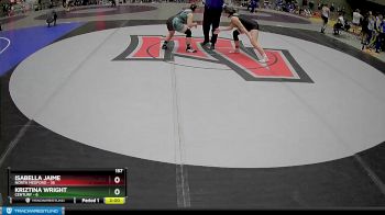 157 lbs Round 2 (4 Team) - Isabella Jaime, North Medford vs Kriztina Wright, Century