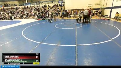 125 lbs Cons. Semi - Brandon Murphy, University Of Wisconsin-La Crosse vs Jake Hamulak, University Of Chicago