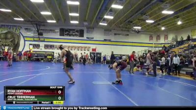 JV-23 lbs Round 1 - Ryan Hoffman, Mount Vernon vs Cruz Timmerman, West Delaware, Manchester