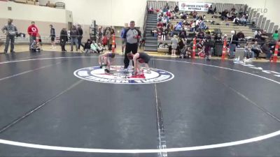 65 lbs Cons. Round 2 - Ben Carlsen, Centennial Youth Wrestling vs Axl Kind, Crass Trained