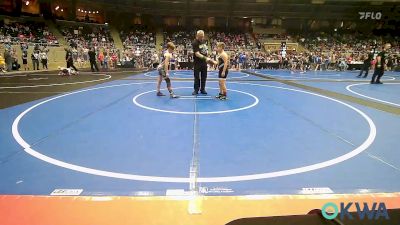 80 lbs Consi Of 16 #2 - Ashtin Ezell, Standfast vs Jagger Freeman, Dark Cloud Wrestling Club