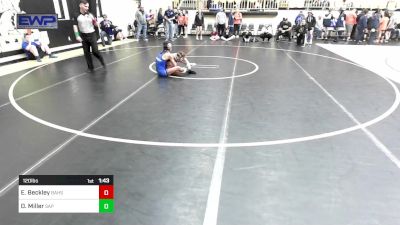 120 lbs Quarterfinal - Emily Beckley, Broken Arrow Girls HS vs Destinee Miller, Sapulpa HS