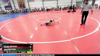64 lbs Rd# 7- 10:45am Saturday Final Pool - Grayden Paris, PA Gold vs Dylan Verceles, Team Ohio