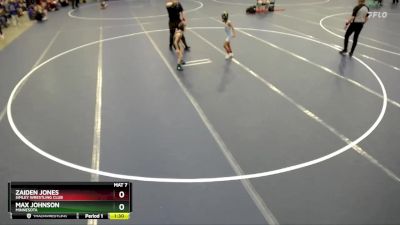 Quarterfinal - Max Johnson, Minnesota vs Zaiden Jones, Simley Wrestling Club