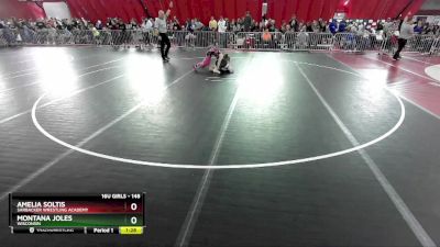 148 lbs Round 1 - Amelia Soltis, Sarbacker Wrestling Academy vs Montana Joles, Wisconsin