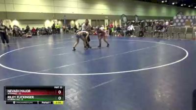 120 lbs Round 1 (8 Team) - Riley Flickinger, Stormettes vs Nevaeh Major, Wyoming