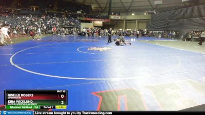 127 lbs Quarterfinal - Kira Wicklund, Ascend Wrestling Academy vs Giselle Rogers, Washington