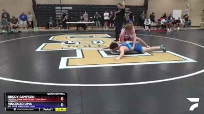 195 lbs Quarterfinal - Brody Sampson, Central Iowa Wrestling Club /Team Intensity vs Vincenzo Lima, Big Game Wrestling Club