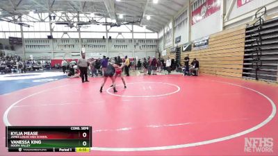 100 (102) Cons. Semi - Vanessa King, Hoopa Valley vs Kylia Mease, James Logan High School