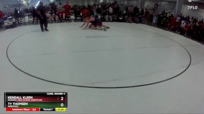 193 lbs Cons. Round 4 - Ty Thomsen, Nebraska vs Kendall Kleen, Kearney High School Wrestling