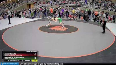 70 lbs Champ. Round 2 - Jace Trautz, Legacy Elite Wrestling Club vs Matthew Jorgensen, Sweet Home Mat Club