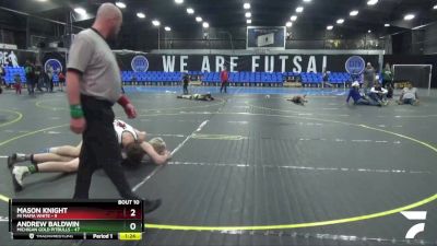 220 lbs Round 3 (8 Team) - Andrew Baldwin, Michigan Gold Pitbulls vs Mason Knight, Mi Mafia White