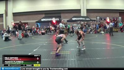 70 lbs Round 1 (6 Team) - Milo Gifford, Panhandle All-Stars vs Maddox Plambeck, Carolina Hammer Squad