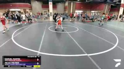 71 lbs Round 3 - Samuel Martin, Waco Wrestling Academy vs Micah Meurer, Omada Kitrinos Wrestling Club