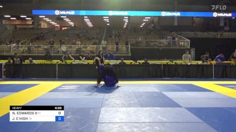 NATHAN EDWARDS II vs JUSTIN C HIGH 2024 Pan Jiu Jitsu IBJJF Championship