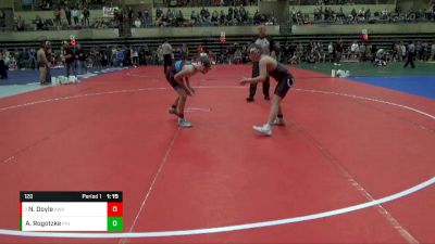 120 lbs Semifinal - Nevan Doyle, Askren Wrestling Academy vs Axel Rogotzke, Pinnacle