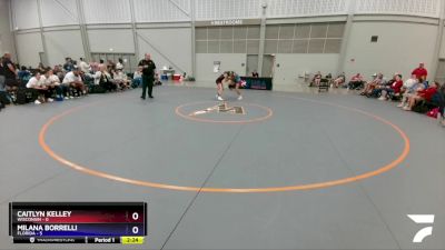 122 lbs Placement Matches (8 Team) - Caitlyn Kelley, Wisconsin vs Milana Borrelli, Florida