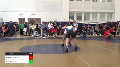 165 lbs Round Of 32 - Keegan Rothrock, Brown University vs Hunter Shaut, Buffalo