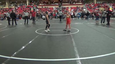 73 lbs Cons. Semi - Zayl Henderson, WR - Topeka Blue Thunder vs Graham Schmidt, Brawlers