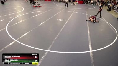 71 lbs Cons. Round 4 - Cruz Chladek, Minnesota vs Mason Winslow, Minnesota