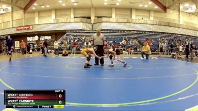 87 lbs Champ. Round 1 - Wyatt Carnrite, All-Phase Wrestling Club vs Wyatt Ledford, Prodigy Wrestling