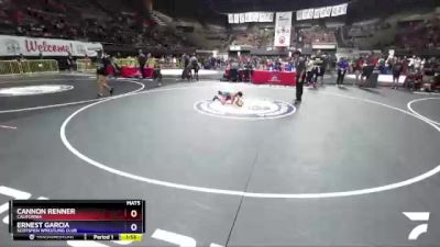 59 lbs Quarterfinal - Cannon Renner, California vs Ernest Garcia, Scotsmen Wrestling Club