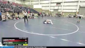 77 lbs Champ Round 1 (16 Team) - Landon Fincher, Oregon vs Taitan Green, Gold Rush Wrestling