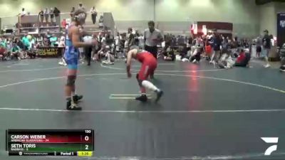 130 lbs Round 1 (6 Team) - Tom Banas, American Gladiators vs Trevor Sobota, BadBass