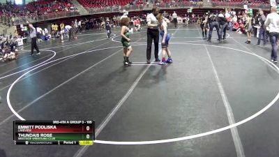 105 lbs Cons. Round 5 - Emmitt Podliska, Lakeview vs Thundais Rose, Westside Wrestling Club