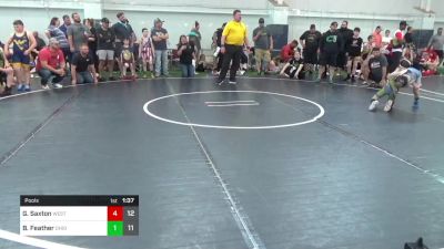 60 lbs Pools - Gavin Saxton, West Virginia Wild vs Bradyn Feather, Ohio Gold