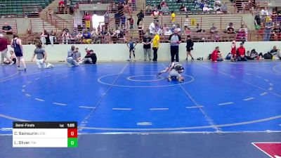 61 lbs Semifinal - Connor Sainsurin, Level Up Wrestling Center vs Liam Oliver, The Storm Wrestling Center