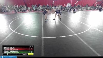 157 lbs Quarterfinal - Brady Kienbaum, Askren Wrestling Academy vs Drayk Nolan, Mollitium Wrestling Club