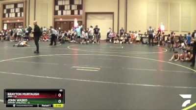 65 lbs Semis & 1st Wrestleback (8 Team) - John Wasko, Armory Athletics vs Brayton Murtaugh, Ares