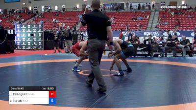 70 kg Cons 16 #2 - Justin Deangelis, TMWC/ OKRTC vs Lavion Mayes, NYCRTC