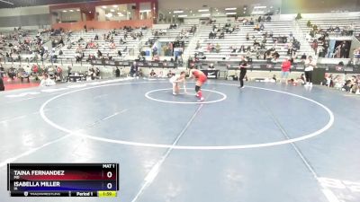 62 lbs Semifinal - Taina Fernandez, MD vs Isabella Miller, IA