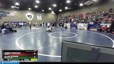 138 lbs Champ. Round 1 - Elijah Guzman, Cesar Chavez vs Joseph Gonzales, Sanger