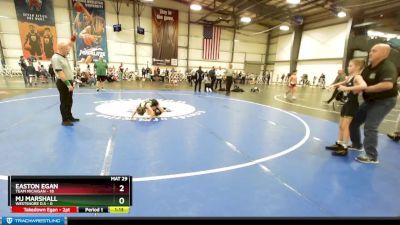 60 lbs Rd# 10- 4:00pm Saturday Final Pool - Easton Egan, Team Michigan vs MJ Marshall, Westshore D.S