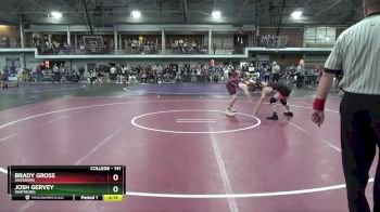 141 lbs Semifinal - Josh Gervey, Wartburg vs Brady Gross, Augsburg